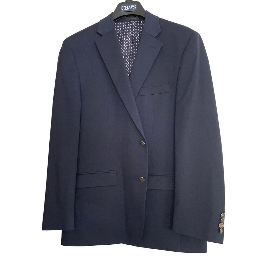 CHAPS Men's Sport Jacket Blazer Navy 42 Regular